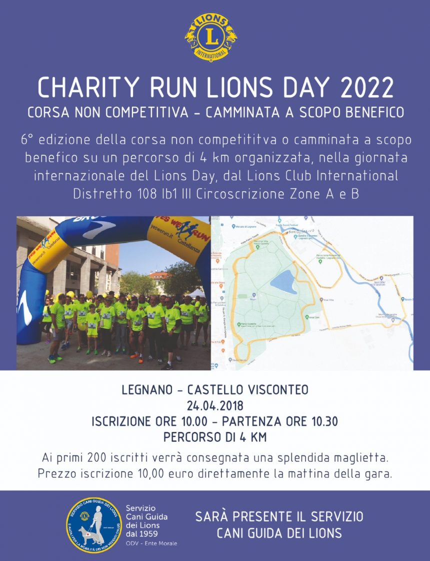 Lions Day 24 Aprile 22 / Annullato